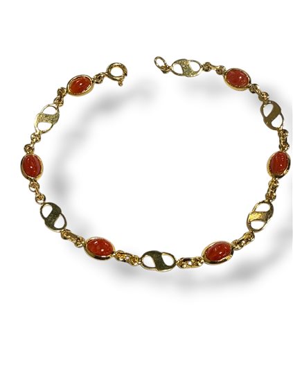 Bracciale Mandile 1922 Uomo Coralli in Argento Corallo 2MBRCO4D - 2MBRCO4D